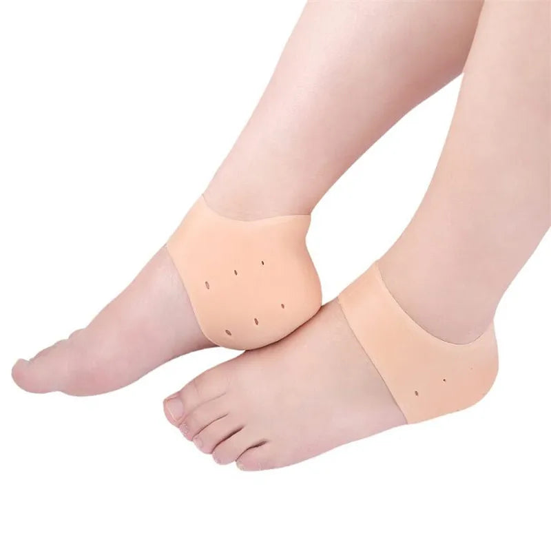 "Ultimate Foot Care Solution: 2Pcs Moisturizing Gel Heel Socks for Cracked Feet - Say Goodbye to Dry Skin!"