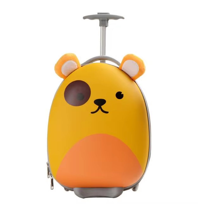 Kids Travel Suitcase Cartoon Suitcase for Boys Wheeled Suitcase for Girls Children Trolley Bags for Kid Rolling Luggage Suitcase