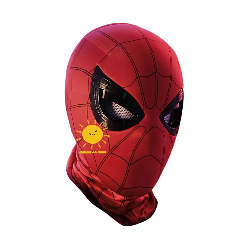 Spiderman Headgear Mask Cosplay Mobile Eye Mascara Miles Mask Spider Man 1:1 Elastic Toys Adults Children'S Gifts